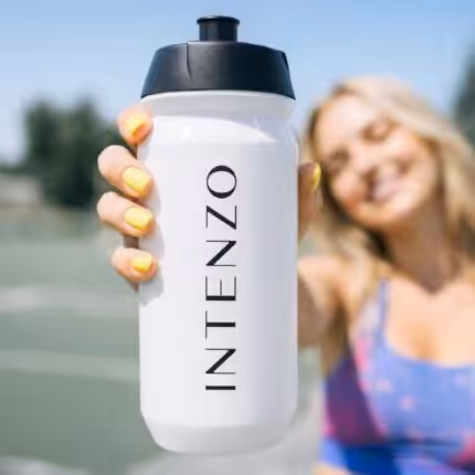 Bidon sportowy INTENZO – 500 ml (white/black)